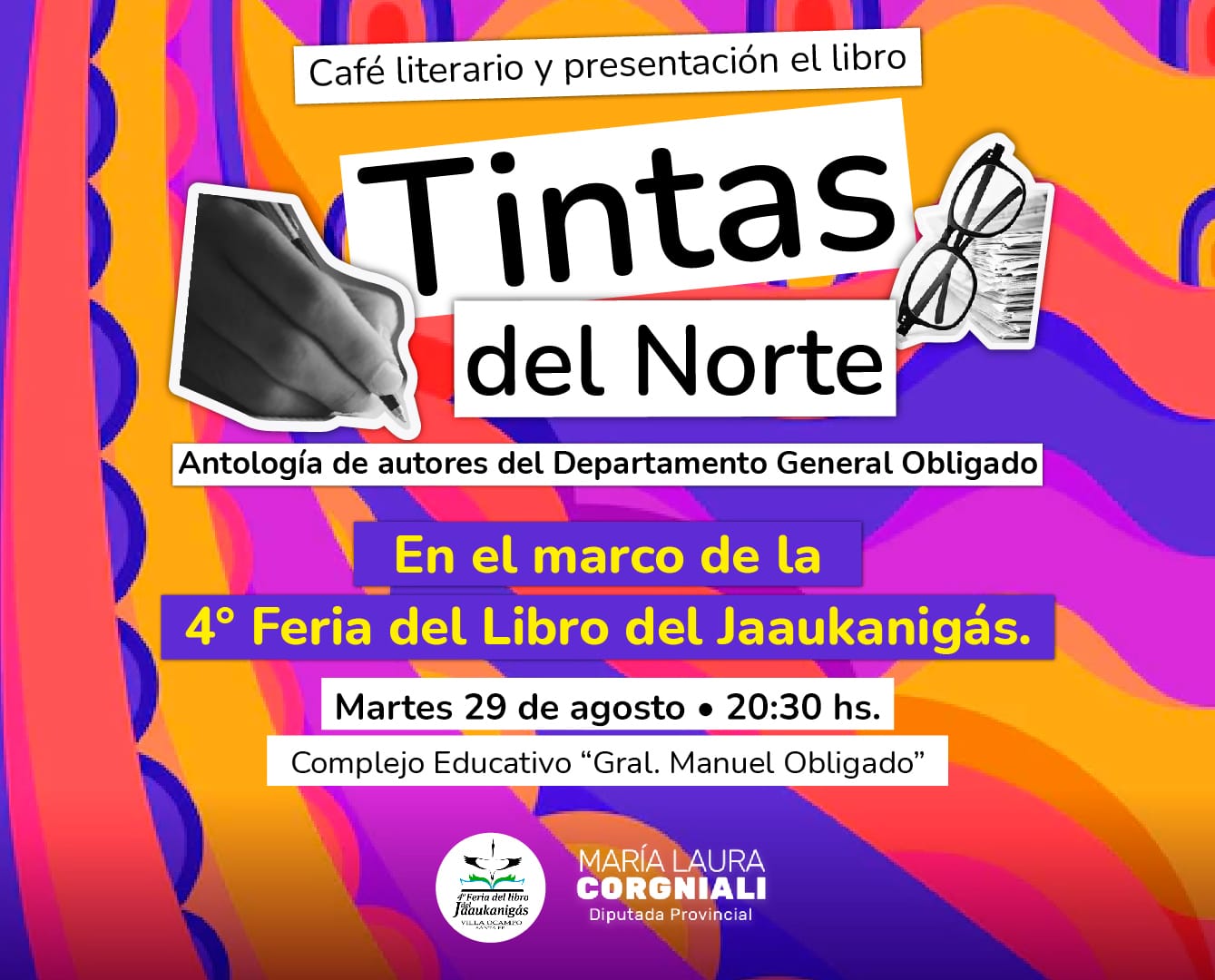 Tintas del Norte en la Feria del Libro de Villa Ocampo