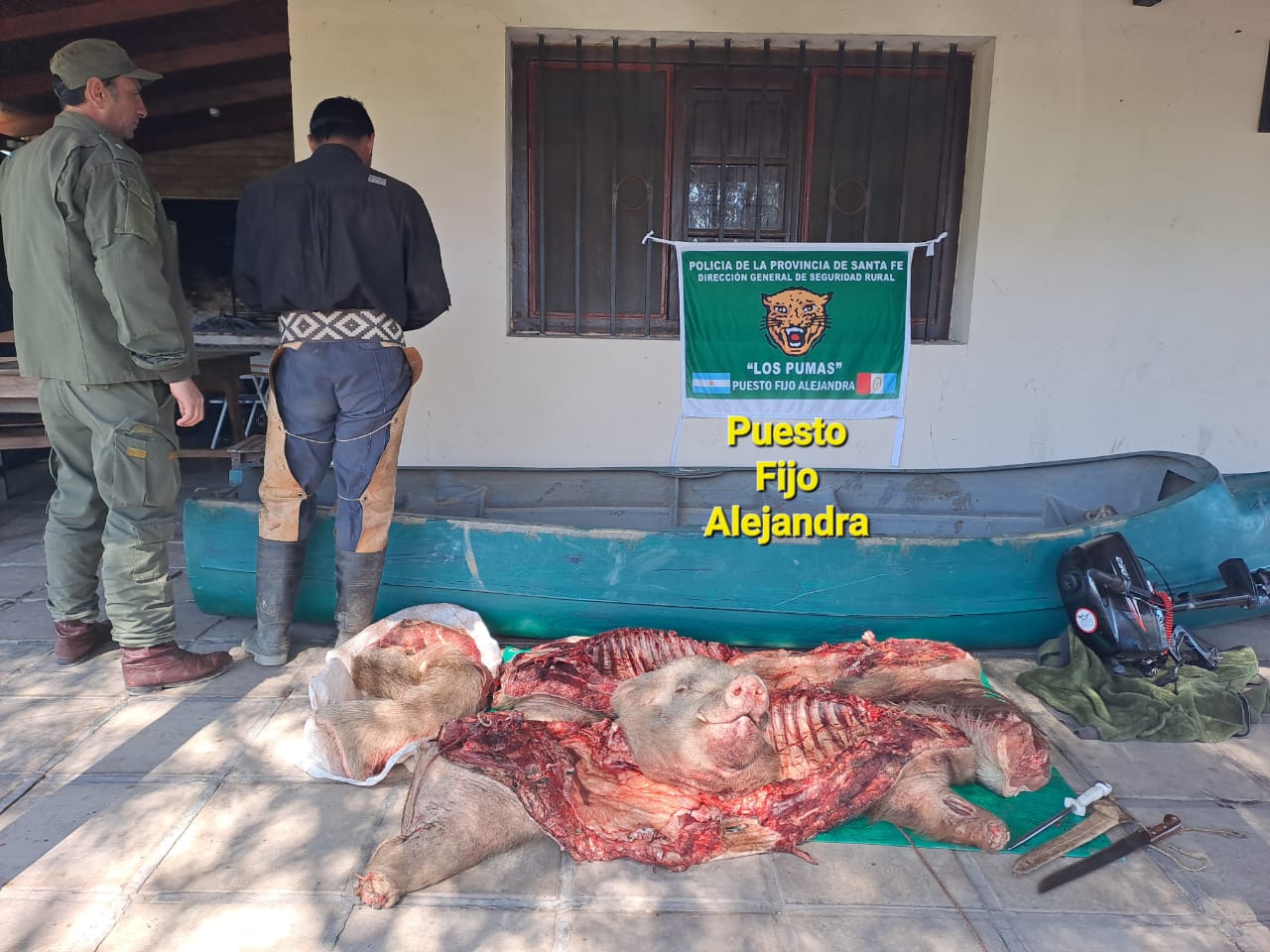 PARTE DE PRENSA: DIRECCION GENERAL DE SEGURIDAD RURAL “LOS PUMAS”