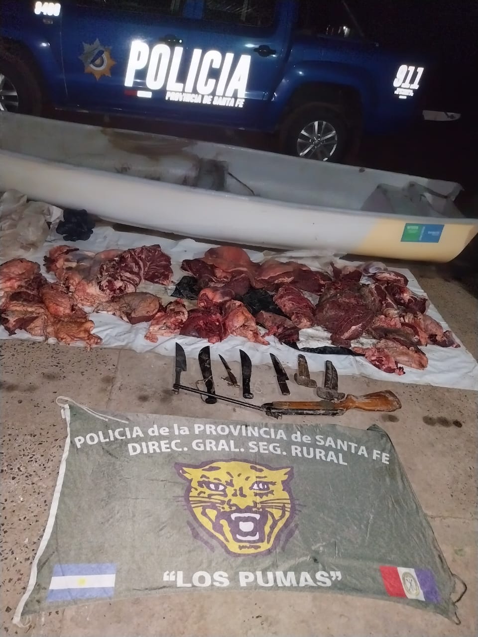 PARTE DE PRENSA: DIRECCION GENERAL DE SEGURIDAD RURAL “LOS PUMAS”