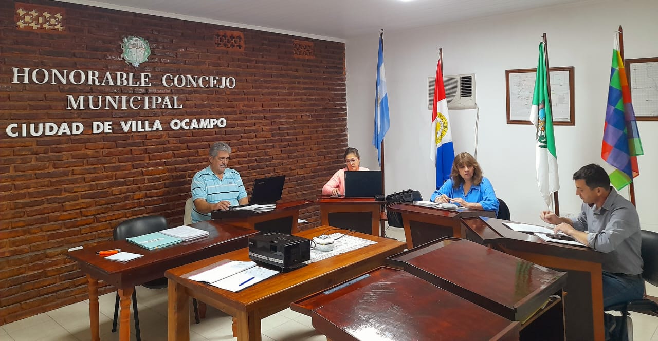 SESIÓN ORDINARIA CONCEJO MUNICIPAL DE VILLA OCAMPO