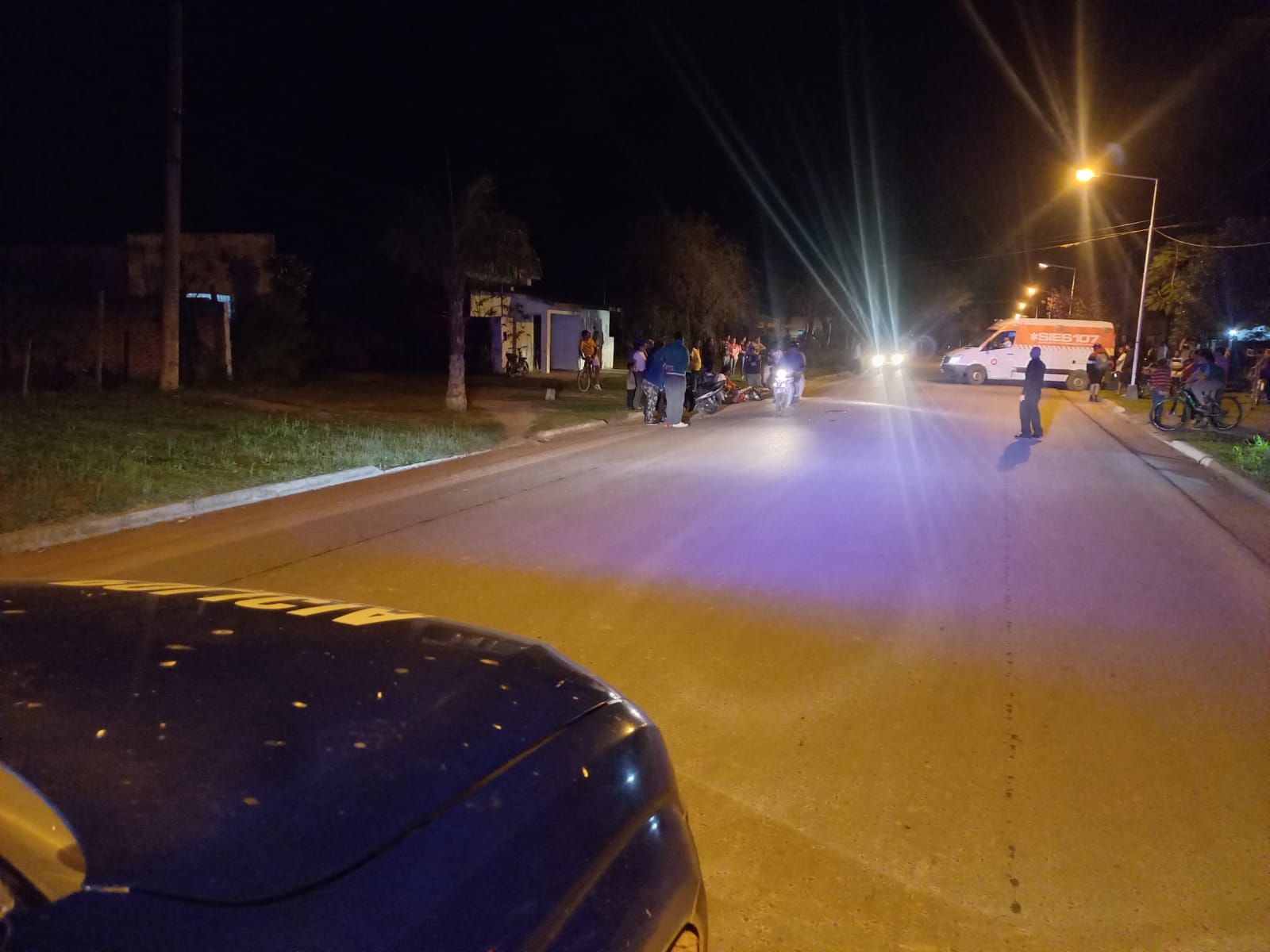 VILLA OCAMPO: CHOQUE ENTRE DOS MOTOCICLETAS