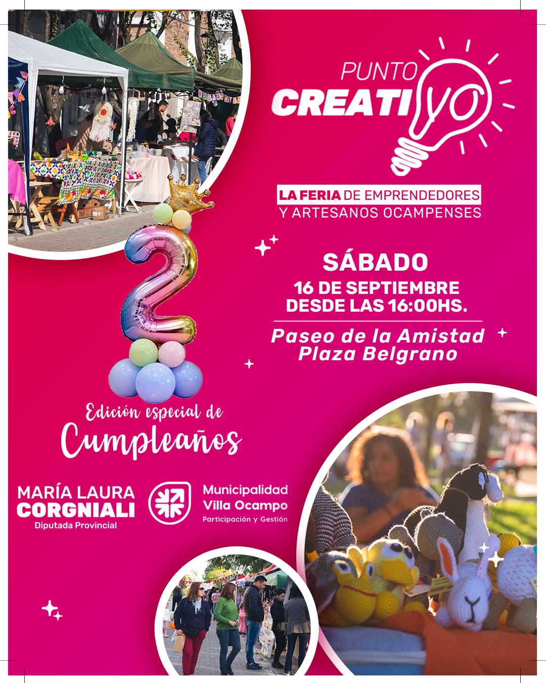 Punto CreatiVO cumple 2 años