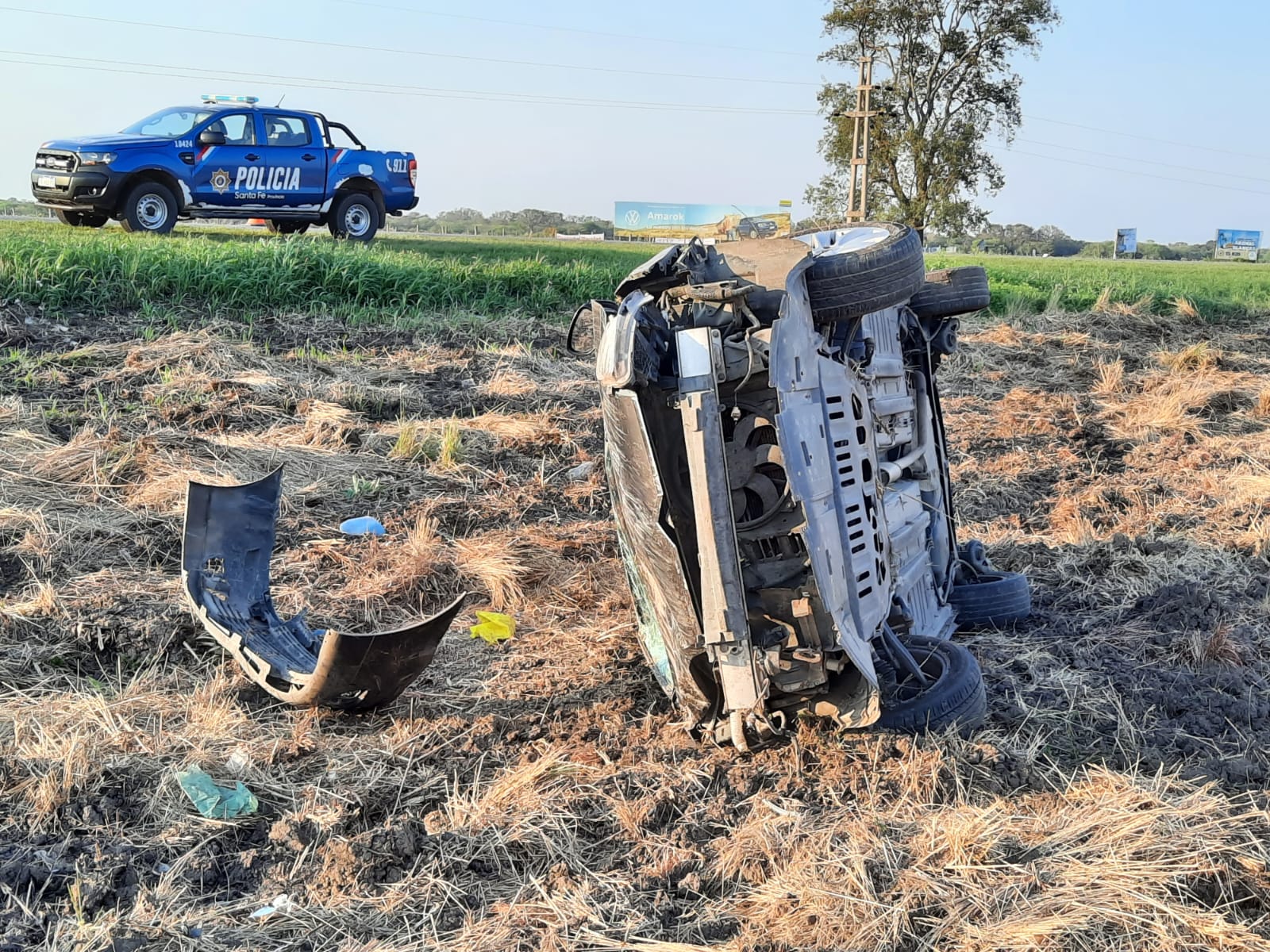 MALABRIGO: DESPISTE SOBRE RUTA 11