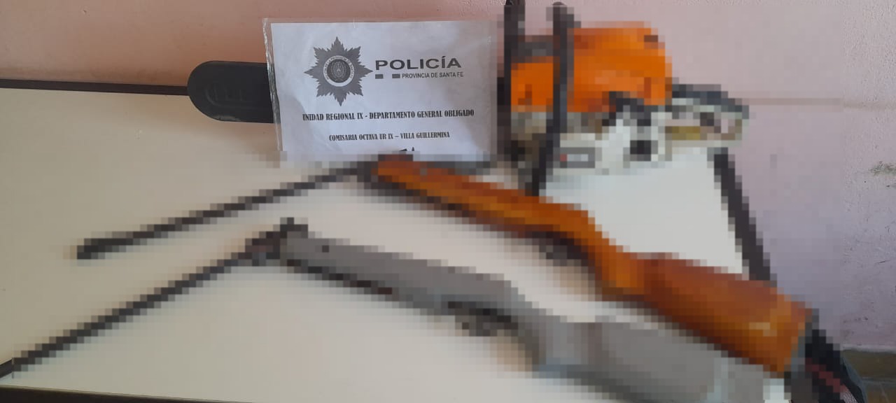 VILLA GUILLERMINA: ROBO DE VARIOS ELEMENTOS DE CAMPO