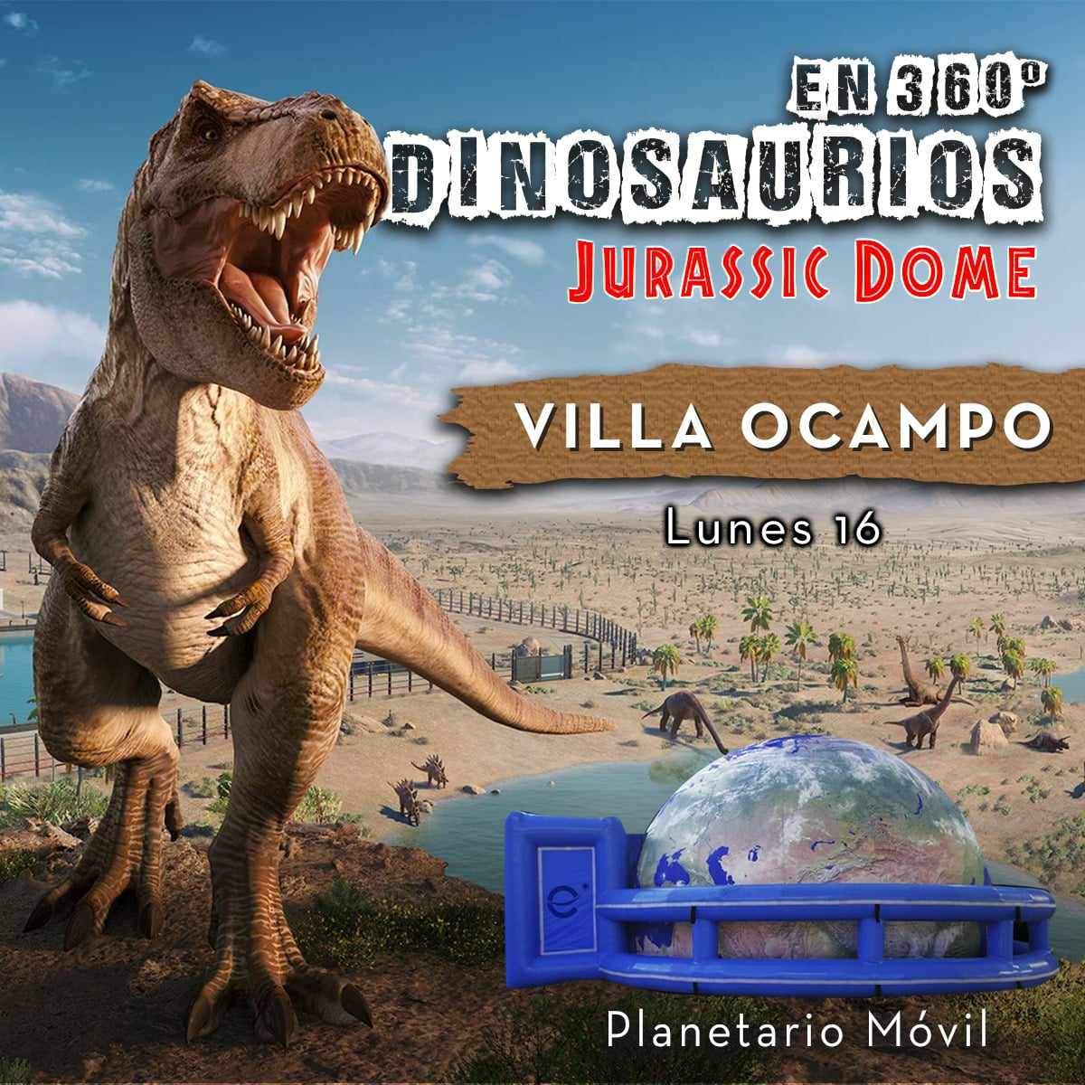 EL PLANETARIO MÓVIL ATERRIZA EN VILLA OCAMPO