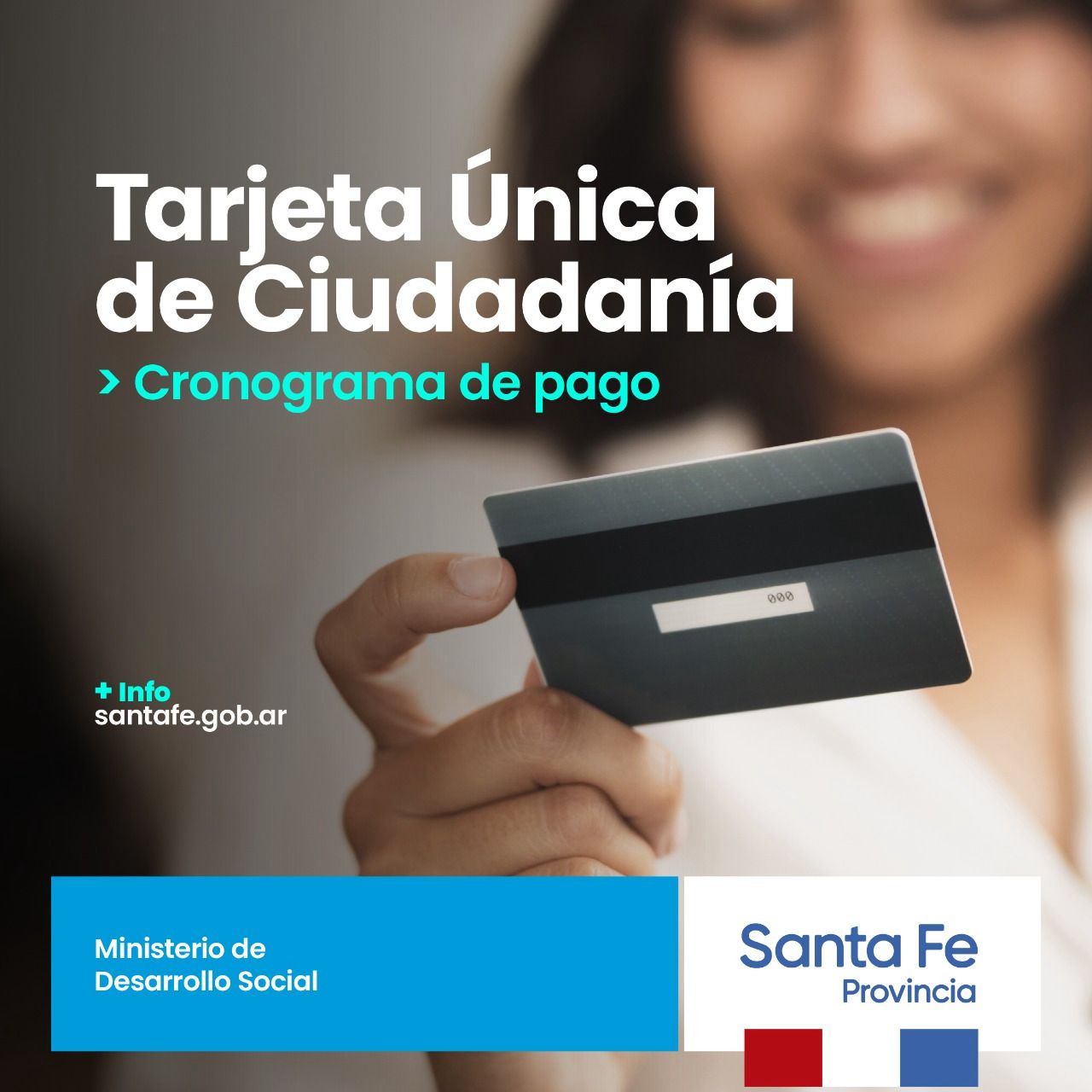 La provincia acredita, a partir de hoy, los fondos de la Tarjeta Única de Ciudadanía