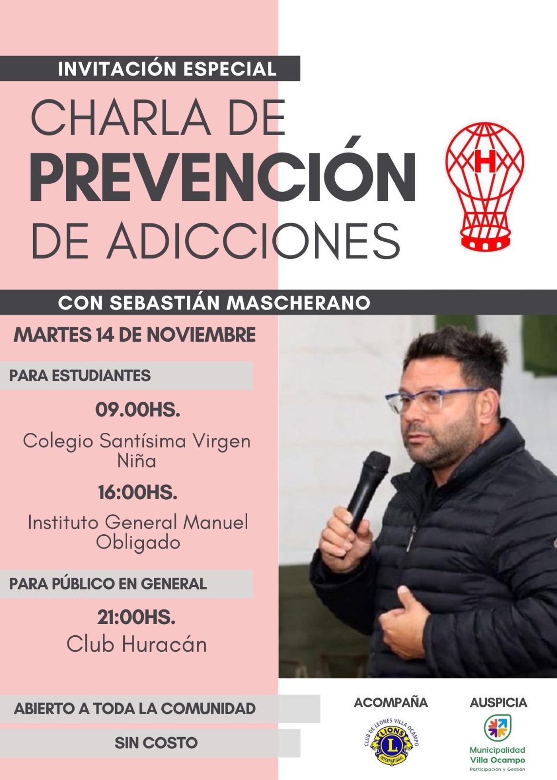 CHARLA DE PREVENCIÓN DE ADICCIONES