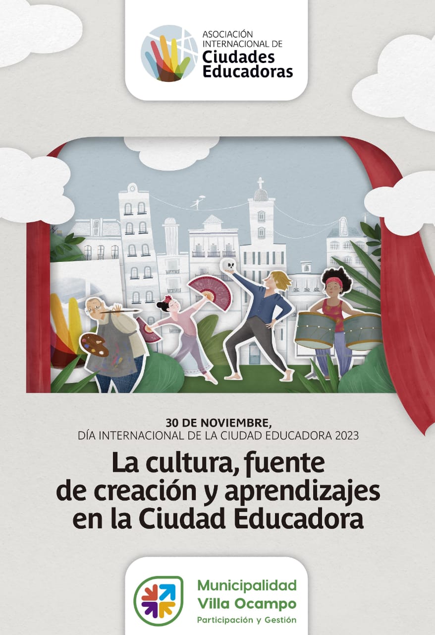 CON EL “1º ENCUENTRO OCAMPENSE DE LAS ARTES”, VILLA OCAMPO CELEBRARÁ EL DÍA INTERNACIONAL DE LA CIUDAD EDUCADORA