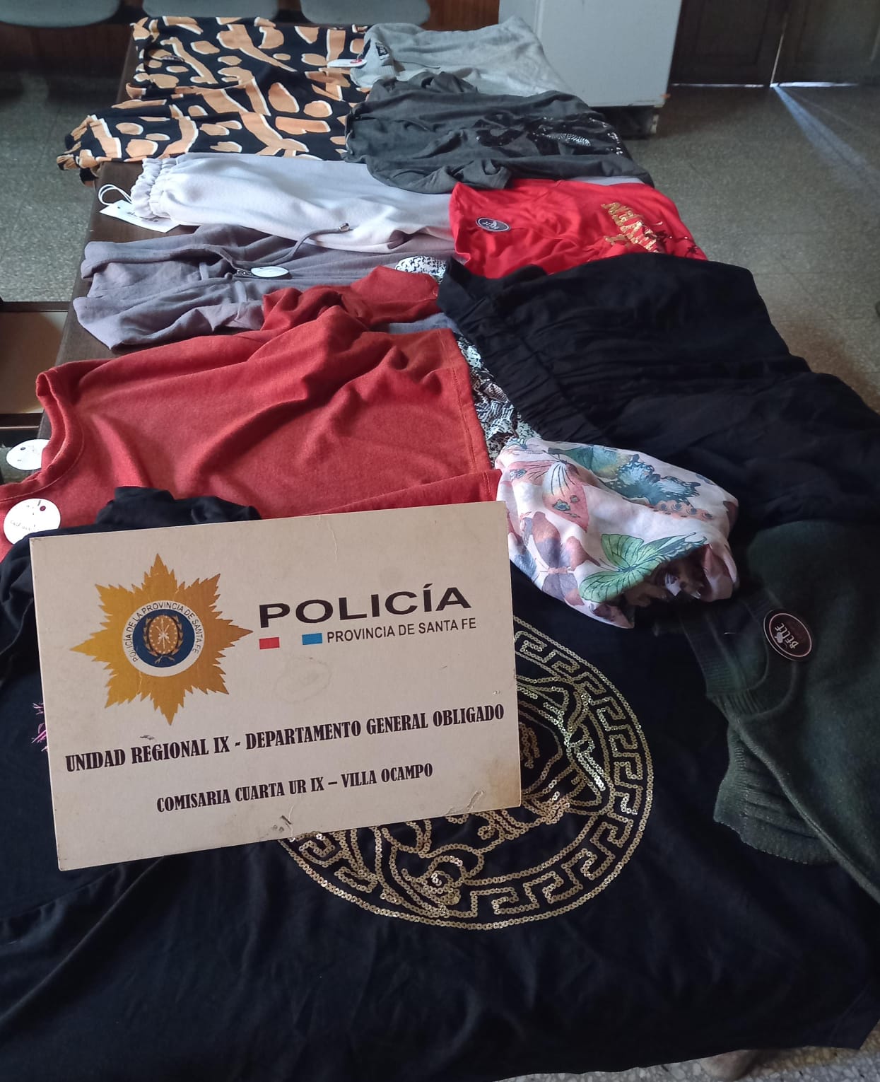 VILLA OCAMPO: Robo en una tienda