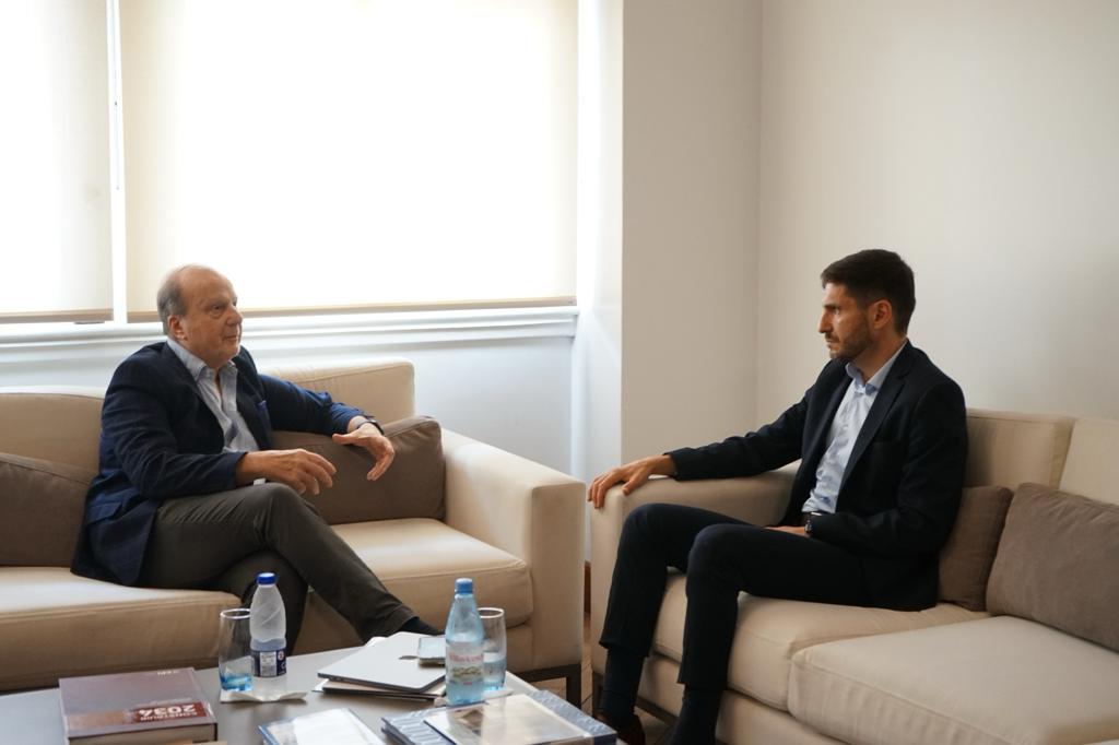 El gobernador Pullaro se reunió con el ministro de Infraestructura de Nación