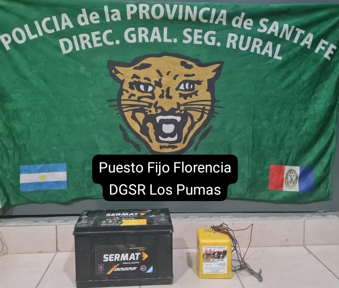 D.G.S.R. “LOS PUMAS” de Florencia, esclarecieron un hecho de Hurto.
