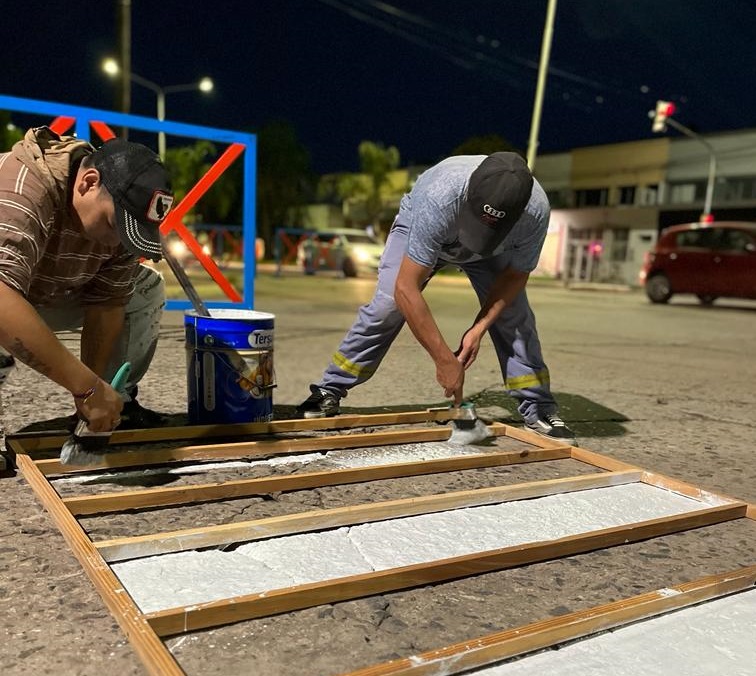 VILLA OCAMPO : ESQUINAS SEGURAS DEMARCACIÓN DE SENDAS PEATONALES