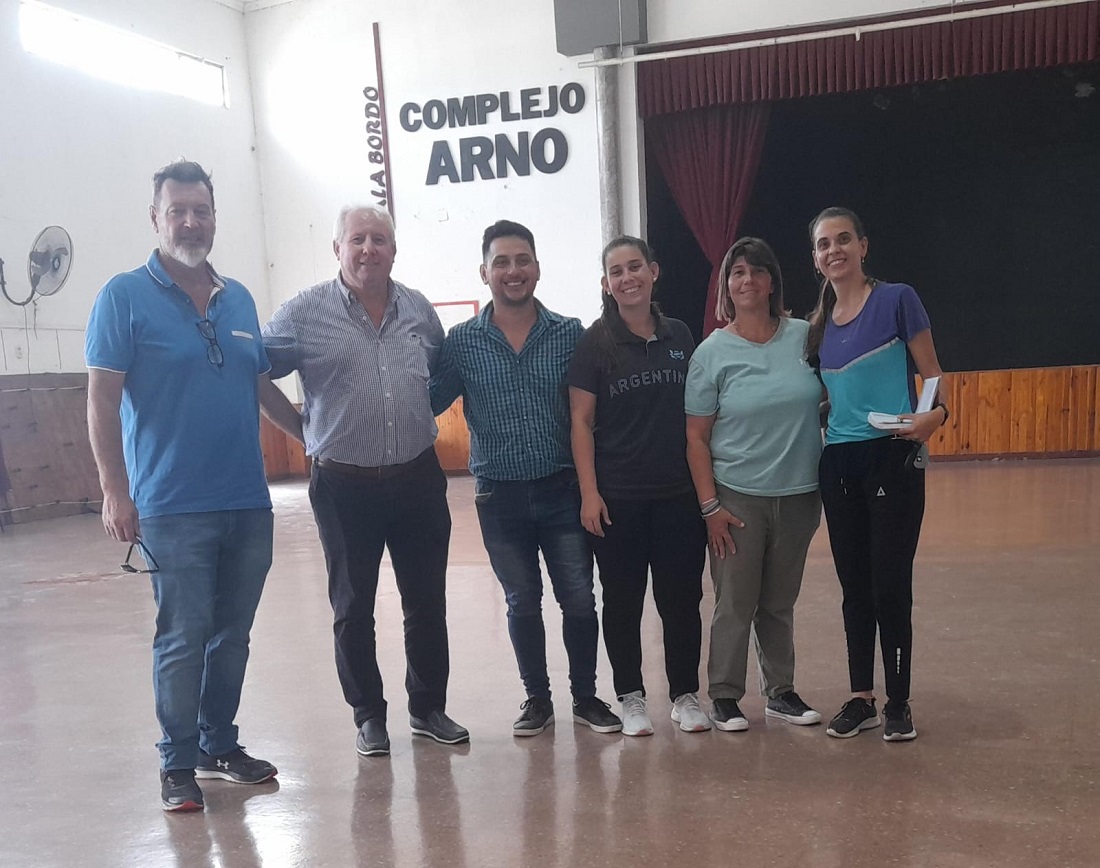 VILLA OCAMPO: VISITA DEL DIRECTOR PROVINCIAL DE EDUCACIÓN FÍSICA