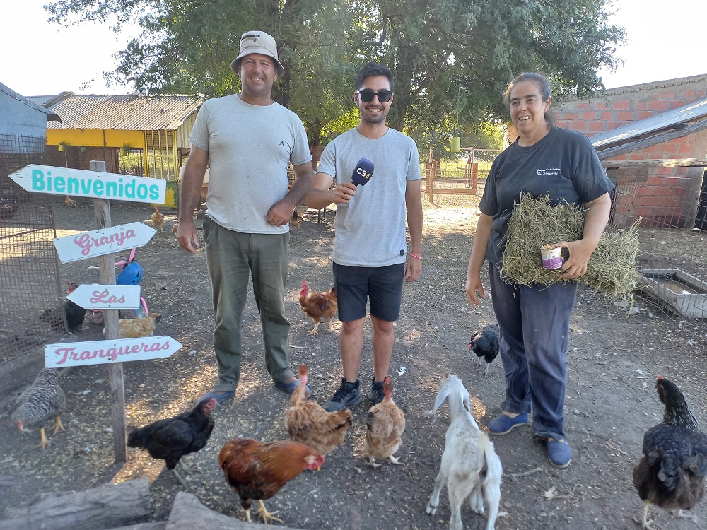 VILLA OCAMPO: VISITA DE CADENA 3 ARGENTINA EN EL CORAZÓN DEL JAAUKANIGÁS