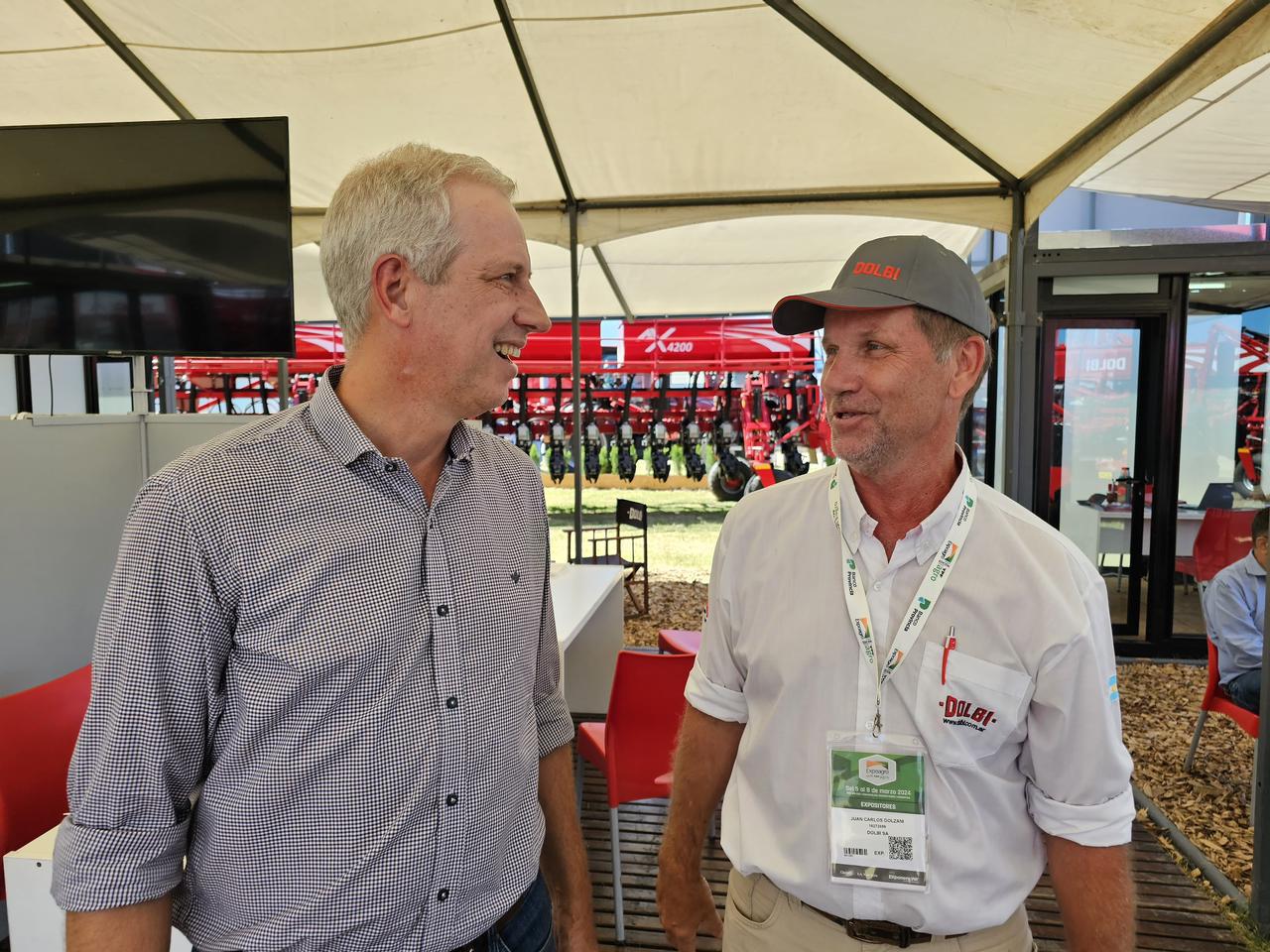 Dionisio Scarpin en Expoagro: “Esta muestra refleja lo que el campo y Santa Fe significan para la Argentina”