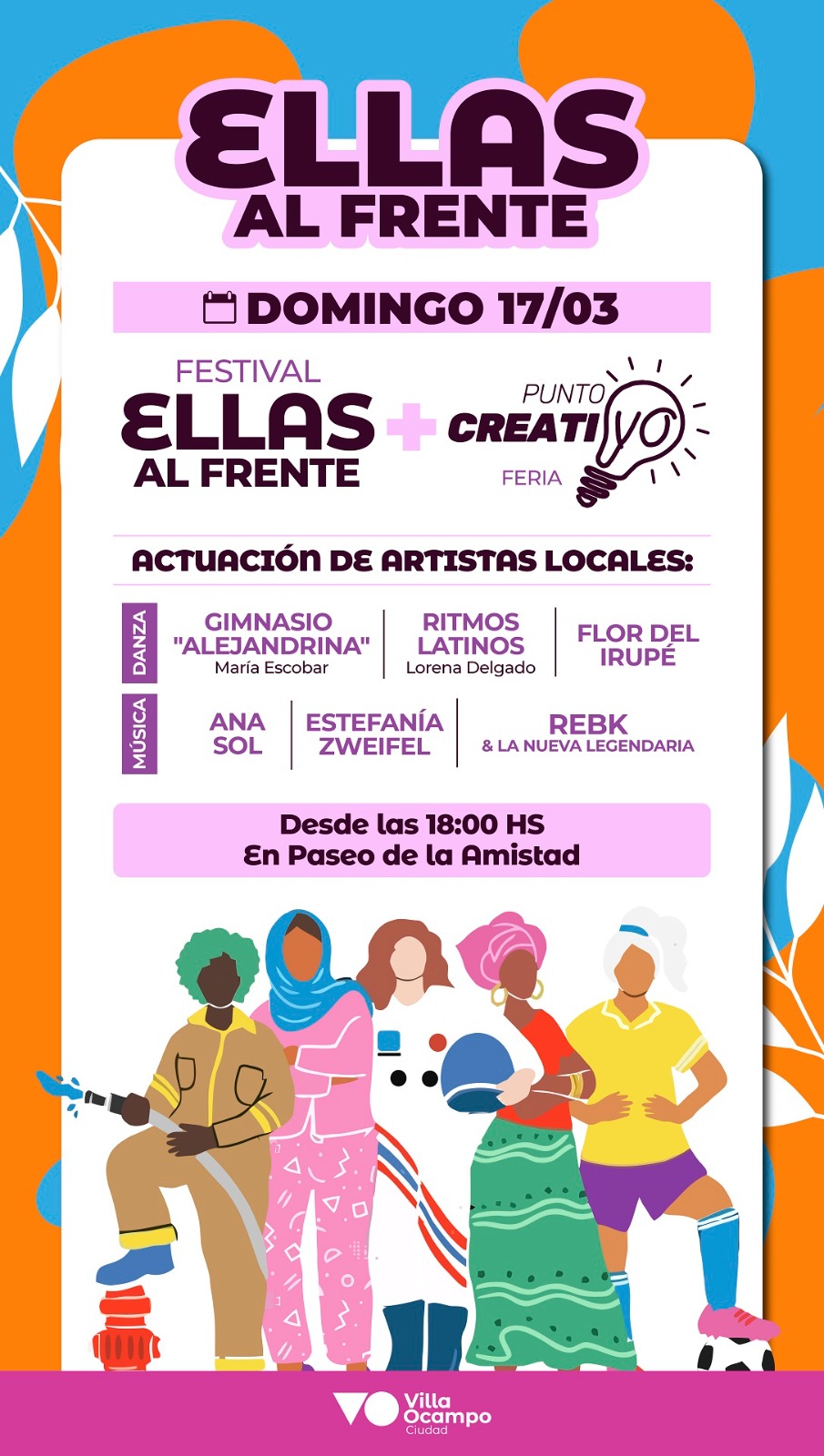 VILLA OCAMPO: CONTINÚA EL PROGRAMA DE ACTIVIDADES “ELLAS AL FRENTE” EN EL MARCO DEL MES DE LA MUJER