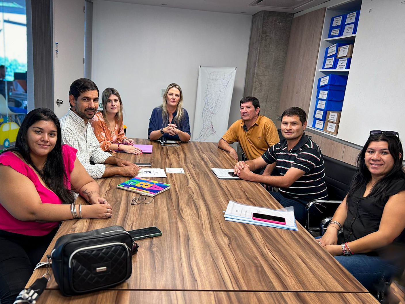 La Diputada Provincial Mancini junto con autoridades de la región se reunieron con la Secretaria de Energía, Veronica Gesse.