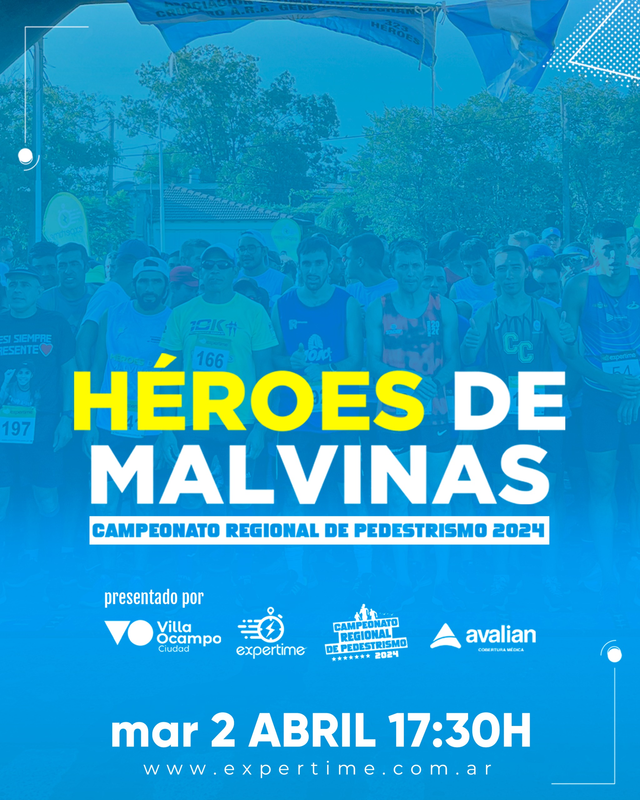 VILLA OCAMPO: CORRIDA 5K Y 10K “HÉROES DE MALVINAS”