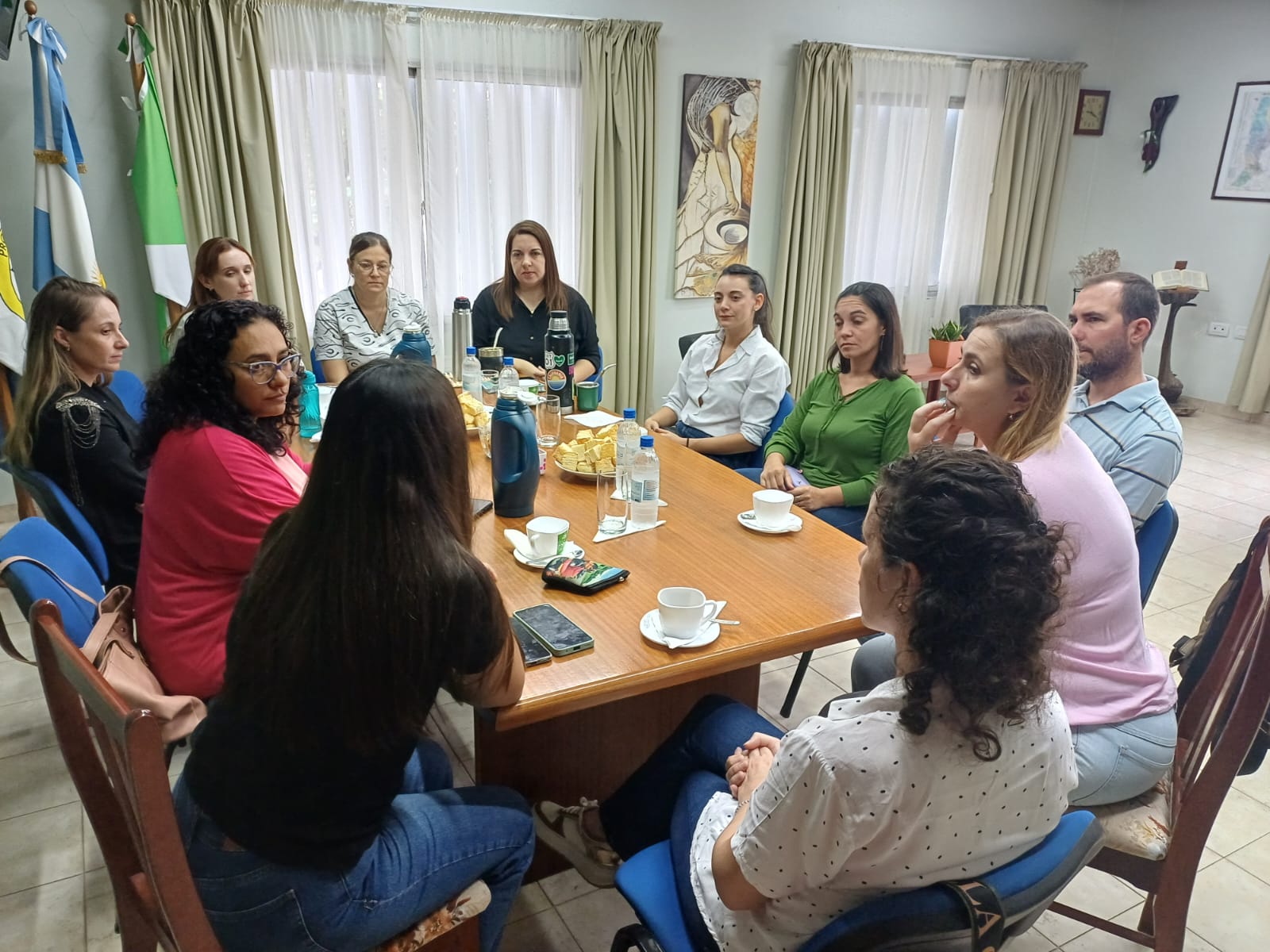 VILLA OCAMPO: VISITA DE LA DELEGADA DE NIÑEZ, ADOLESCENCIA Y FAMILIA DE RECONQUISTA