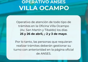 OPERATIVO ANSES EN VILLA OCAMPO