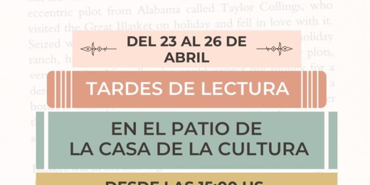 VILLA OCAMPO: TARDES DE LECTURA EN EL PATIO DE LA CASA DE LA CULTURA