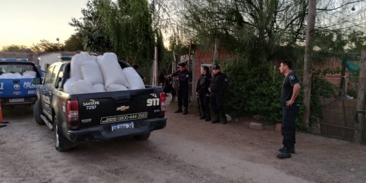 Cosecha Segura: la Policía detuvo a tres personas y secuestró 1.500 kilos de cereal