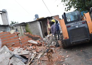Rosario: derribaron otros dos puestos de venta de estupefacientes