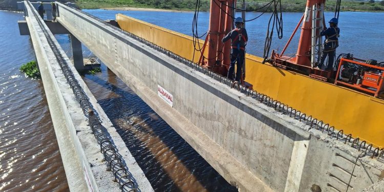 Inician la etapa final del nuevo puente provincial “Paraná Miní” que conectará Villa Ocampo con Bella Vista