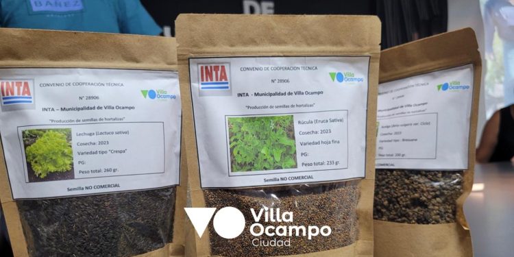 VILLA OCAMPO: FINALIZÓ LA CAMPAÑA DE ENTREGA DE KITS DE SEMILLAS