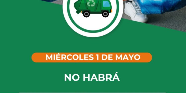 VILLA OCAMPO: MAÑANA MIÉRCOLES 1 DE MAYO NO HABRÁ RECOLECCIÓN DE RESIDUOS
