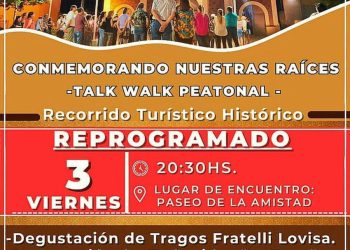 VILLA OCAMPO: PASEO GUIADO PEATONAL: “CONMEMORANDO NUESTRAS RAÍCES” (actividad reprogramada)