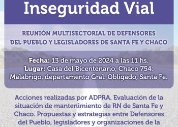 Ruta 11: el Lunes 13 de Mayo, las Defensorías del Pueblo de Santa Fe y Chaco se reúnen con legisladores, intendentes y presidentes comunales en Malabrigo
