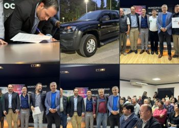 VILLA OCAMPO: FIRMA DE CONVENIOS Y ENTREGA DE CERTIFICADOS POR EL GOBIERNO DE LA PROVINCIA