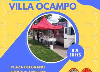 VILLA OCAMPO: FERIA DE PESCADO DE MAR EN PLAZA BELGRANO