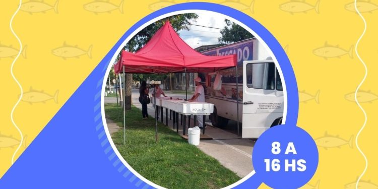 VILLA OCAMPO: FERIA DE PESCADO DE MAR EN PLAZA BELGRANO