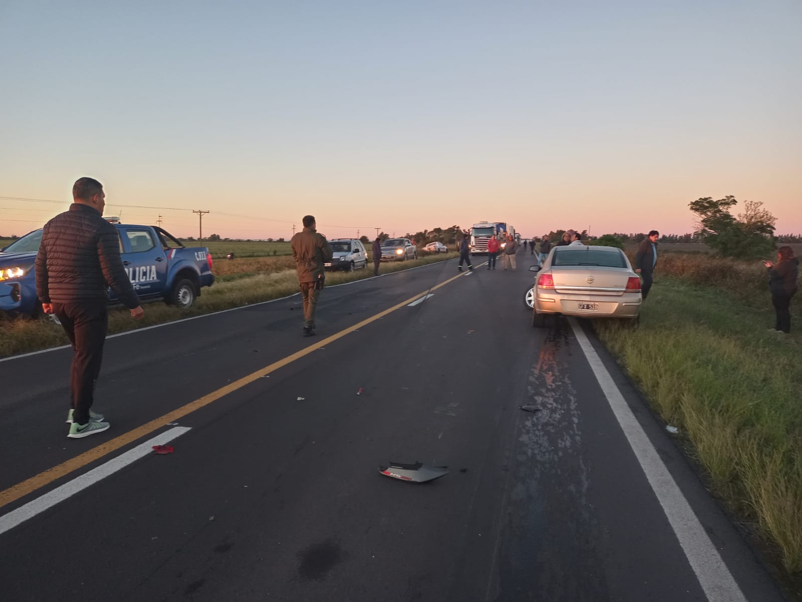 LAS GARCITAS: Un motociclista falleció en un accidente vial en Ruta Nacional 11