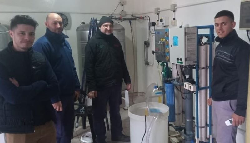 COTELVO : Se llevó a cabo el mantenimiento anual de su planta de ósmosis inversa