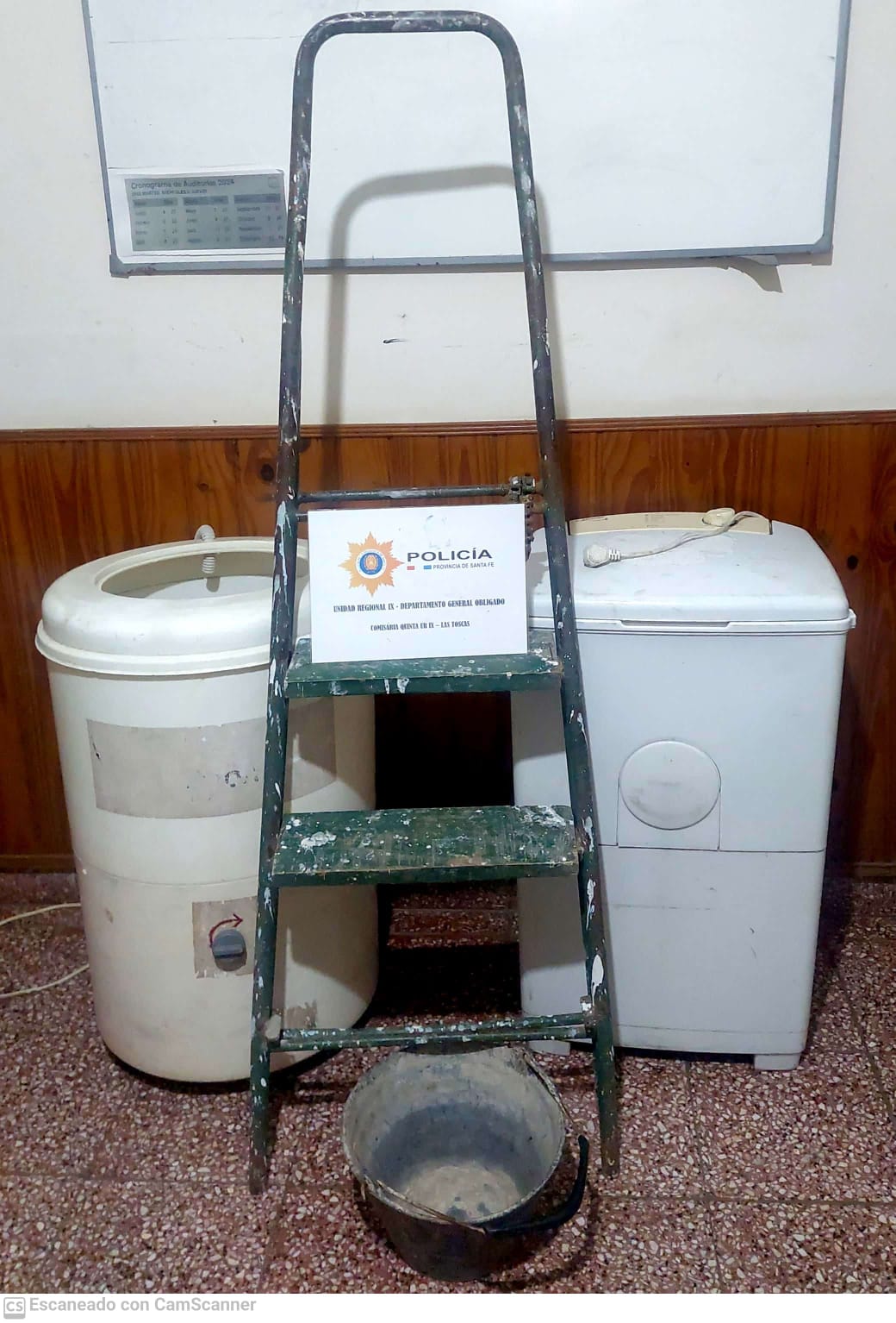 LAS TOSCAS: La policía esclareció un robo