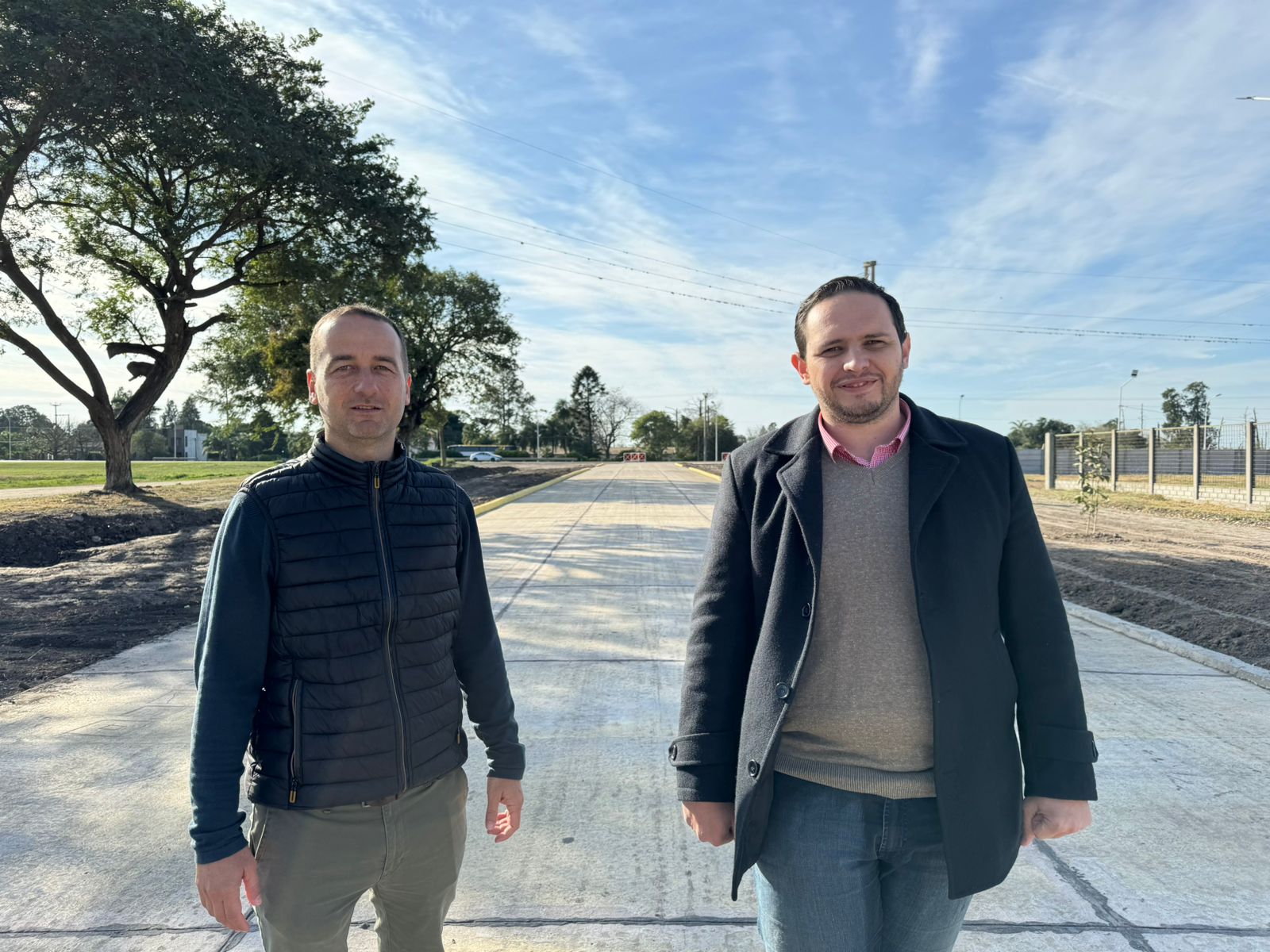 VILLA OCAMPO: QUEDÓ HABILITADA LA PRIMERA CUADRA DE PAVIMENTO DE LA GESTIÓN