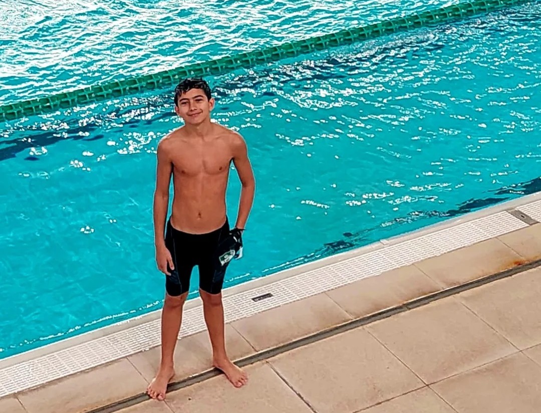 Ian Furlán tuvo una destacada participación en el Nacional de Natación