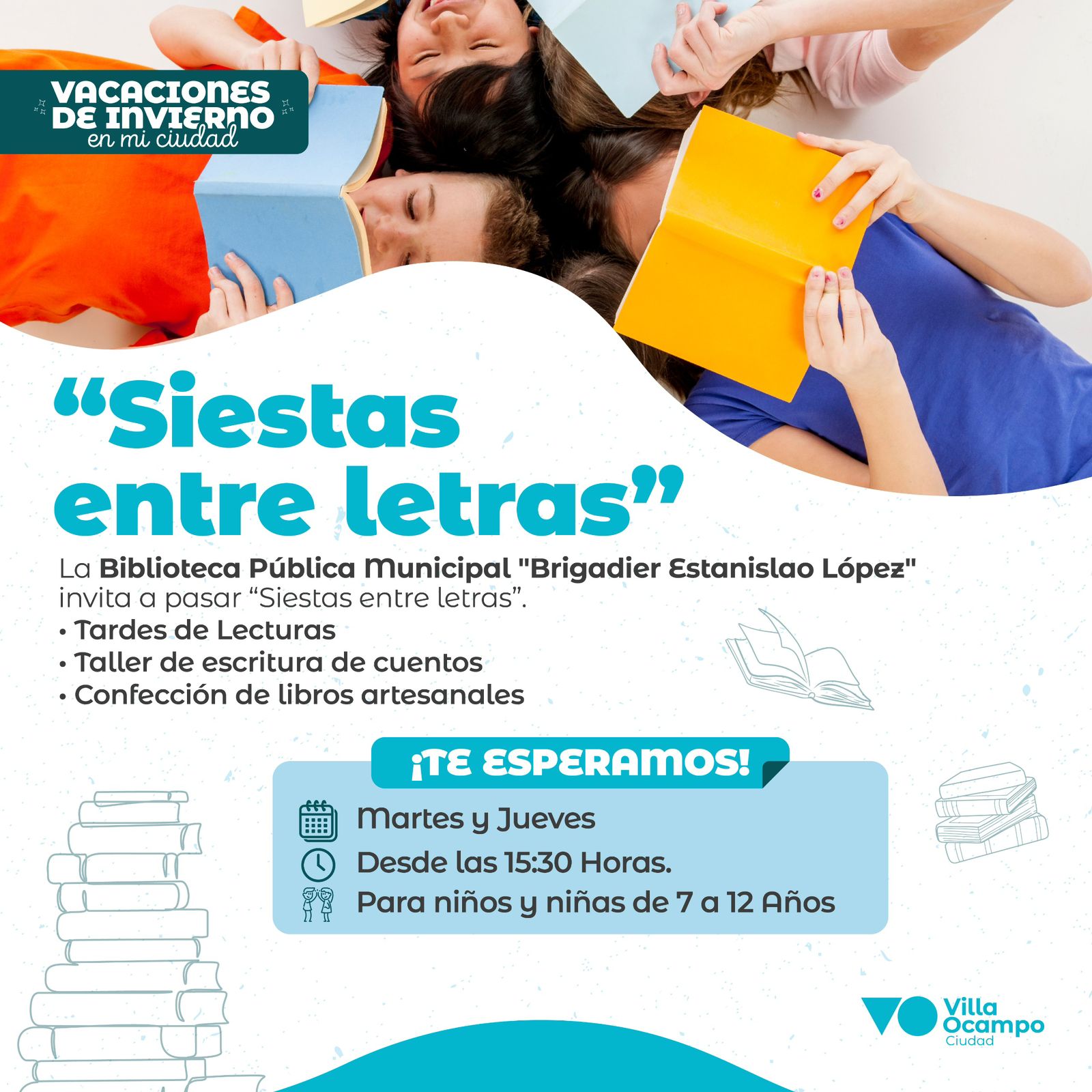 VILLA OCAMPO: LA CASA DE LA CULTURA EN VACACIONES DE INVIERNO