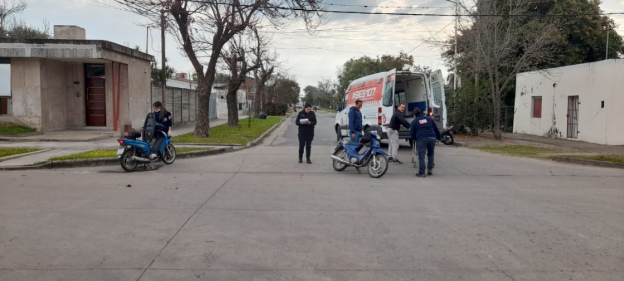 VILLA OCAMPO: LESIONES EN ACCIDENTE DE TRANSITO.