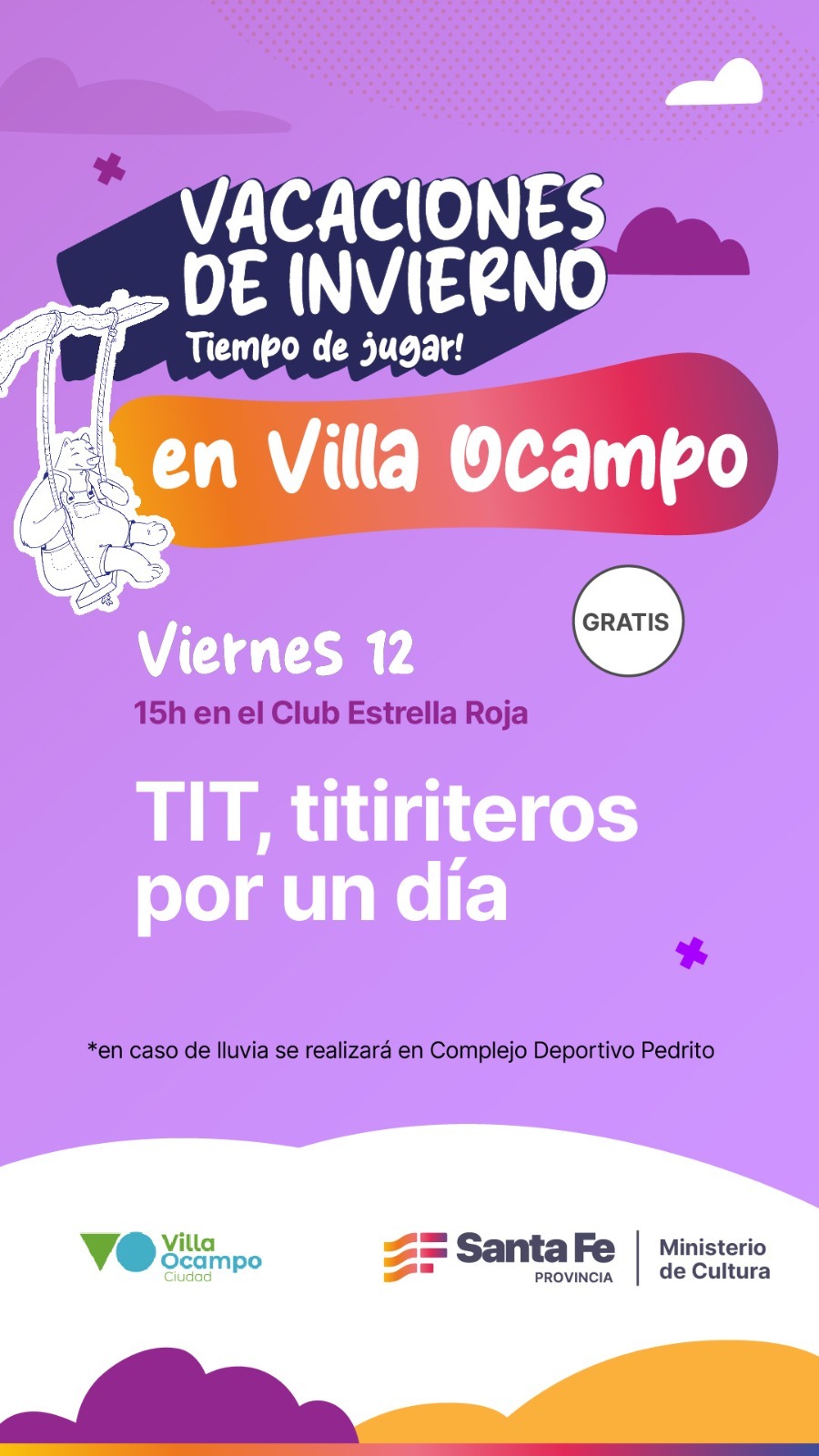 VILLA OCAMPO: TALLERES Y SHOW DE TÍTERES