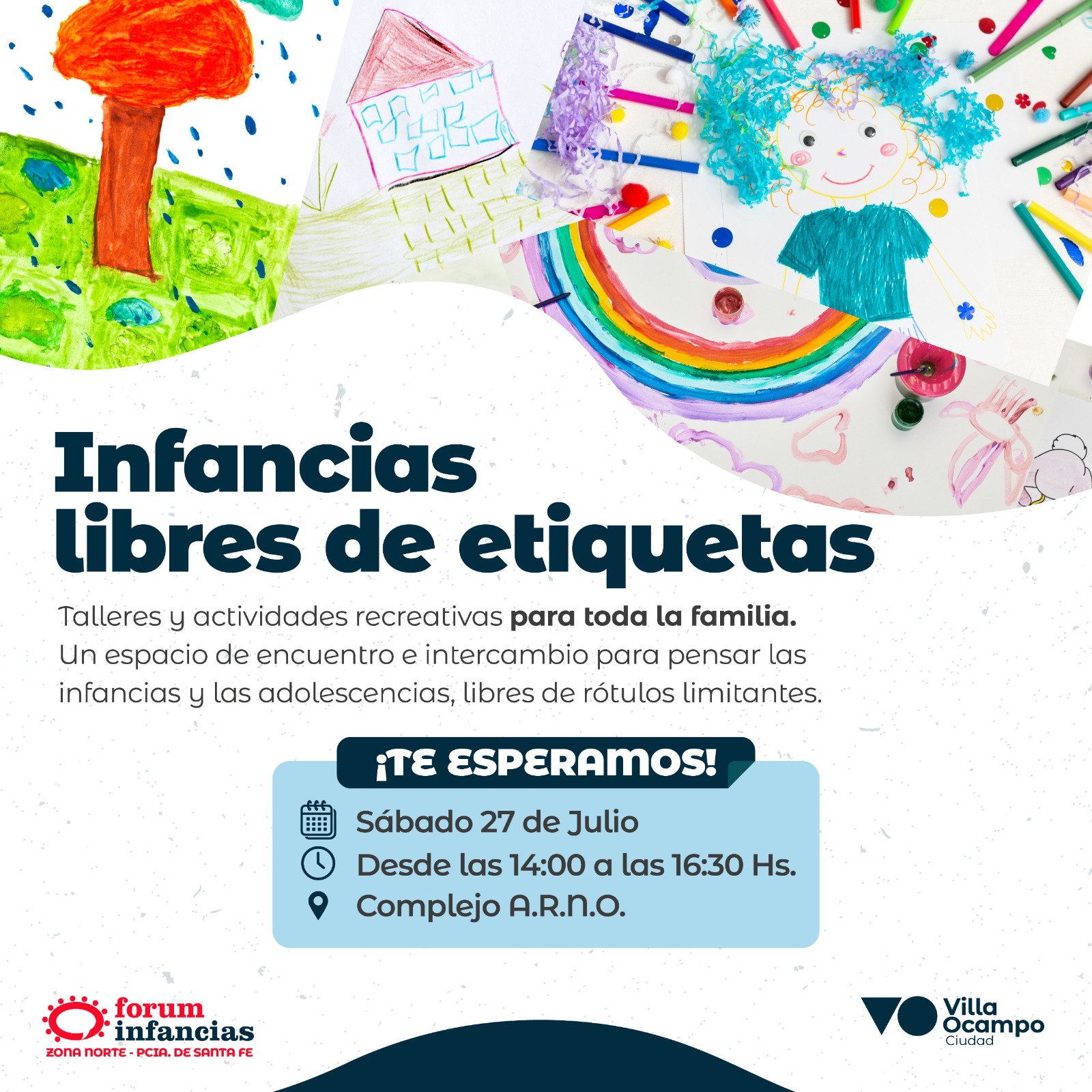 JORNADA INCLUSIVA EN VILLA OCAMPO: INFANCIAS LIBRES DE ESTIQUETAS