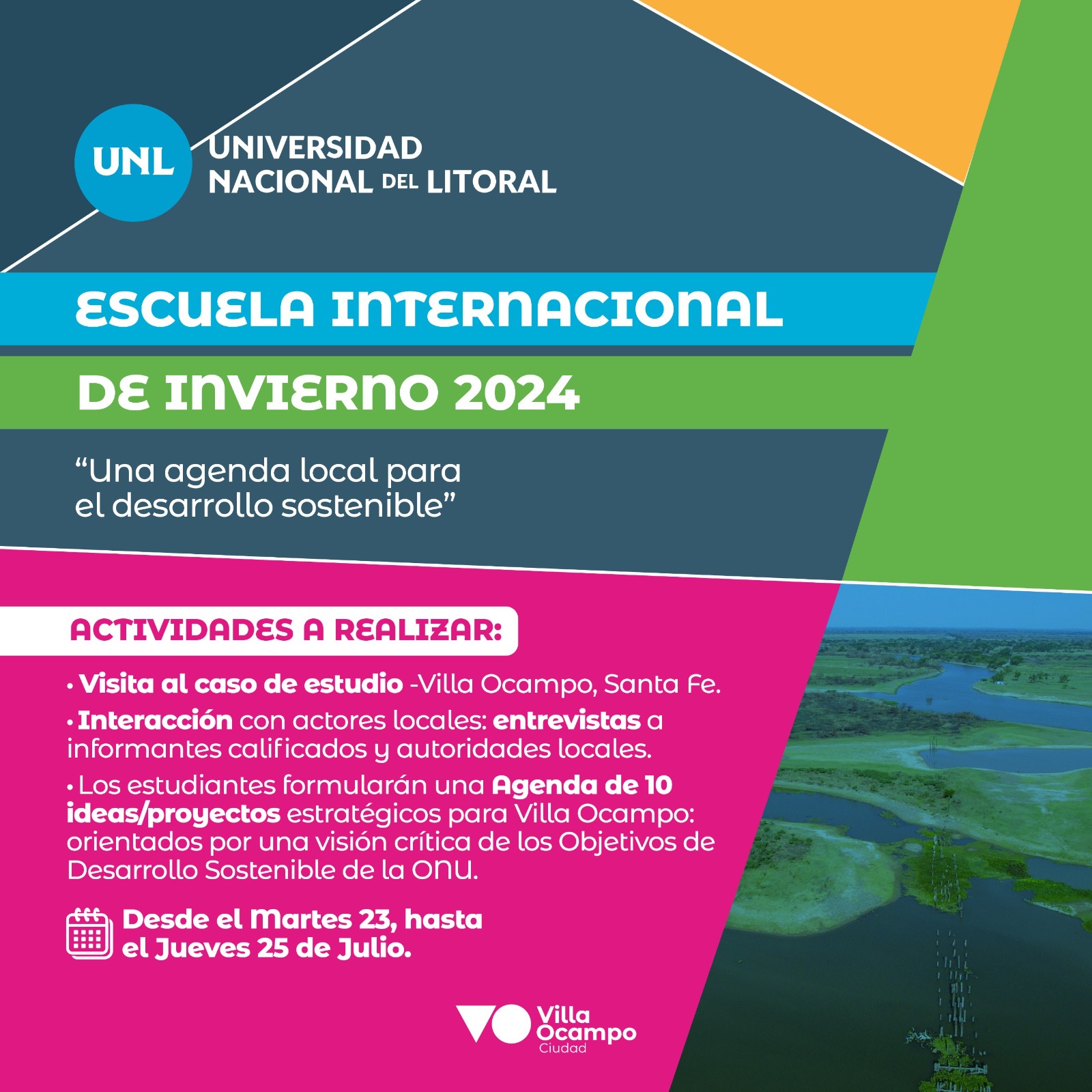 SE VIENE LA ESCUELA INTERNACIONAL DE INVIERNO 2024 A VILLA OCAMPO
