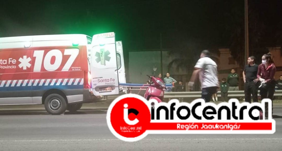 Chocaron dos motocicletas que circulaban en el mismo sentido, en la ruta nacional 11, jurisdicción de Las Toscas.