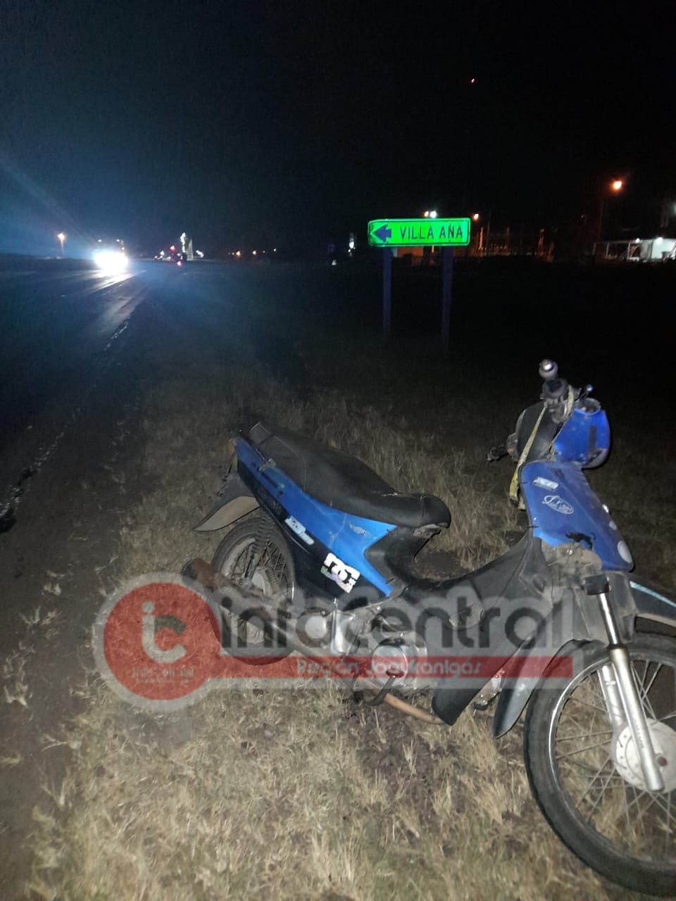 VILLA OCAMPO: CHOCARON DOS MOTOS QUE CIRCULABAN EN EL MISMO SENTIDO.