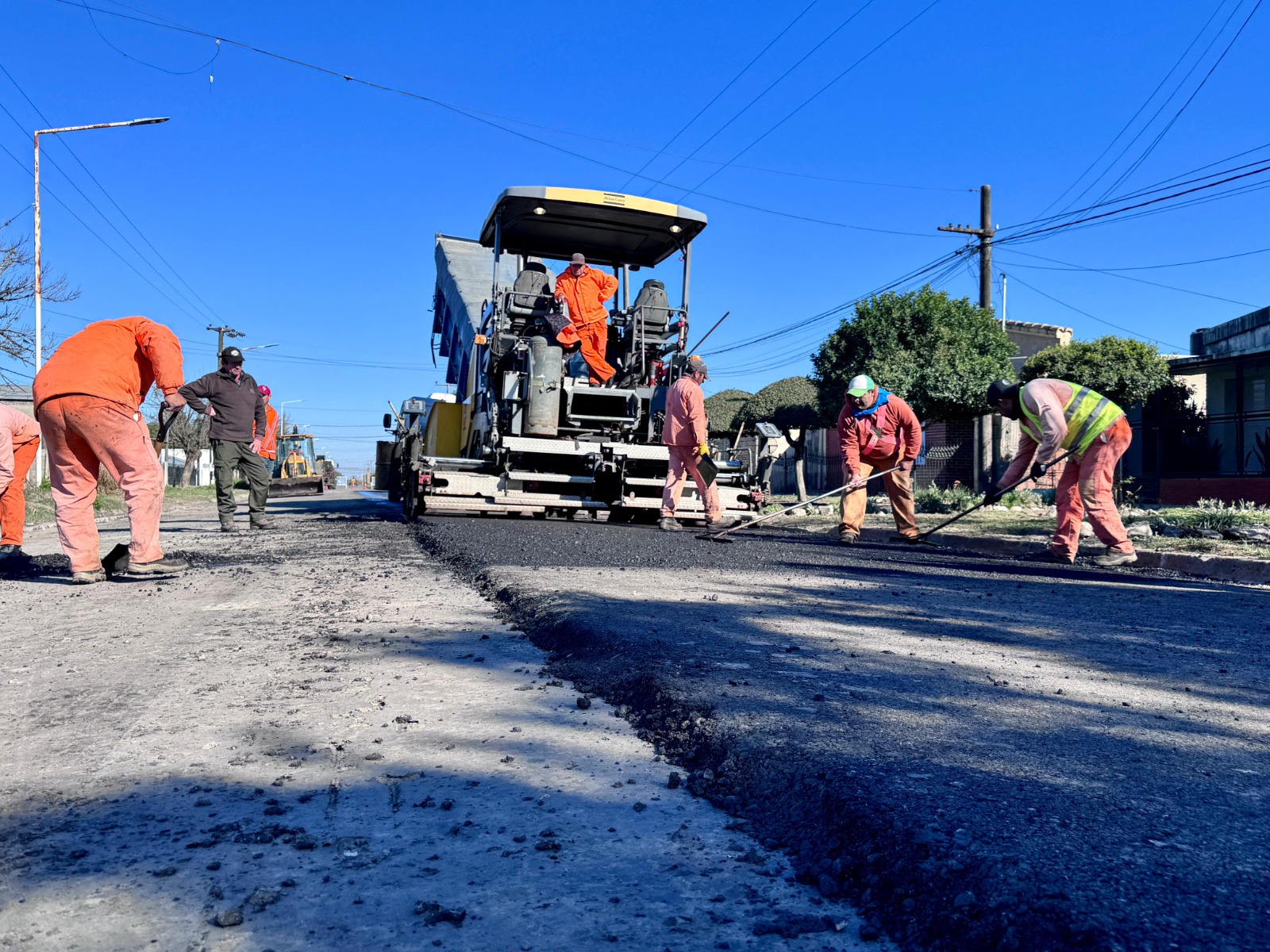 VILLA OCAMPO: AVANZA LA OBRA DE REPAVIMENTACIÓN DE LA CALLE ESTANISLAO LÓPEZ