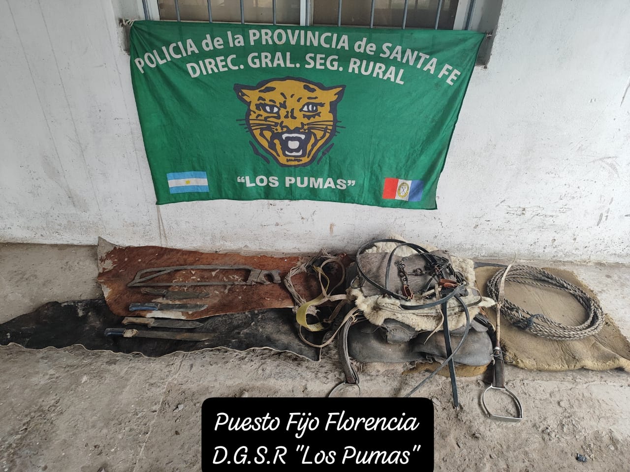 Personal de “LOS PUMAS” allanó tres domicilios en la Ciudad de Florencia.