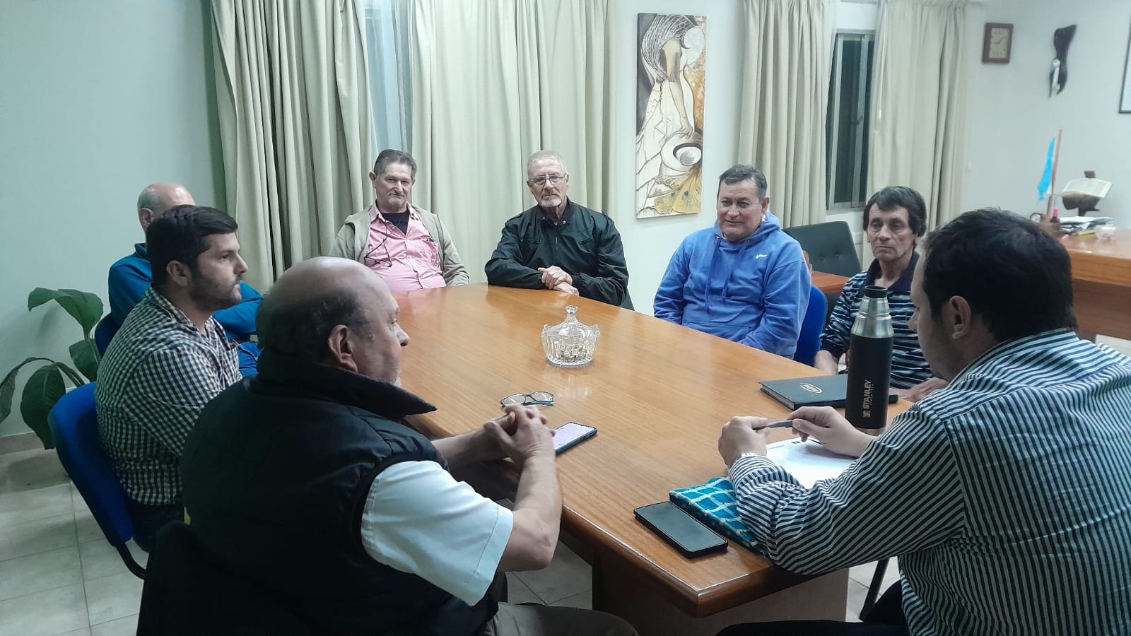 VILLA OCAMPO: REUNIÓN CON LA COMISIÓN DE PUERTO OCAMPO